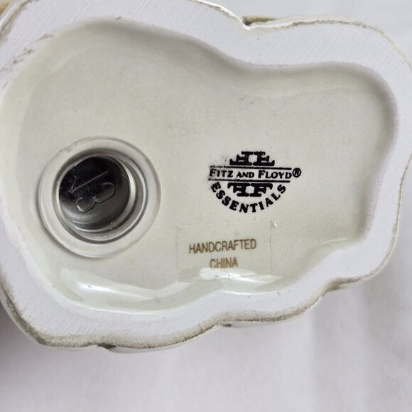 Fitz and Floyd Candy Lane Gingerbread Salt and Pepper Shaker Set Ceramic Vintage - Picture 8 of 14